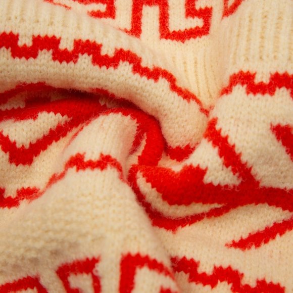 Ganni Summer Organic Wool Jumper | Red - Picture 8 of 9